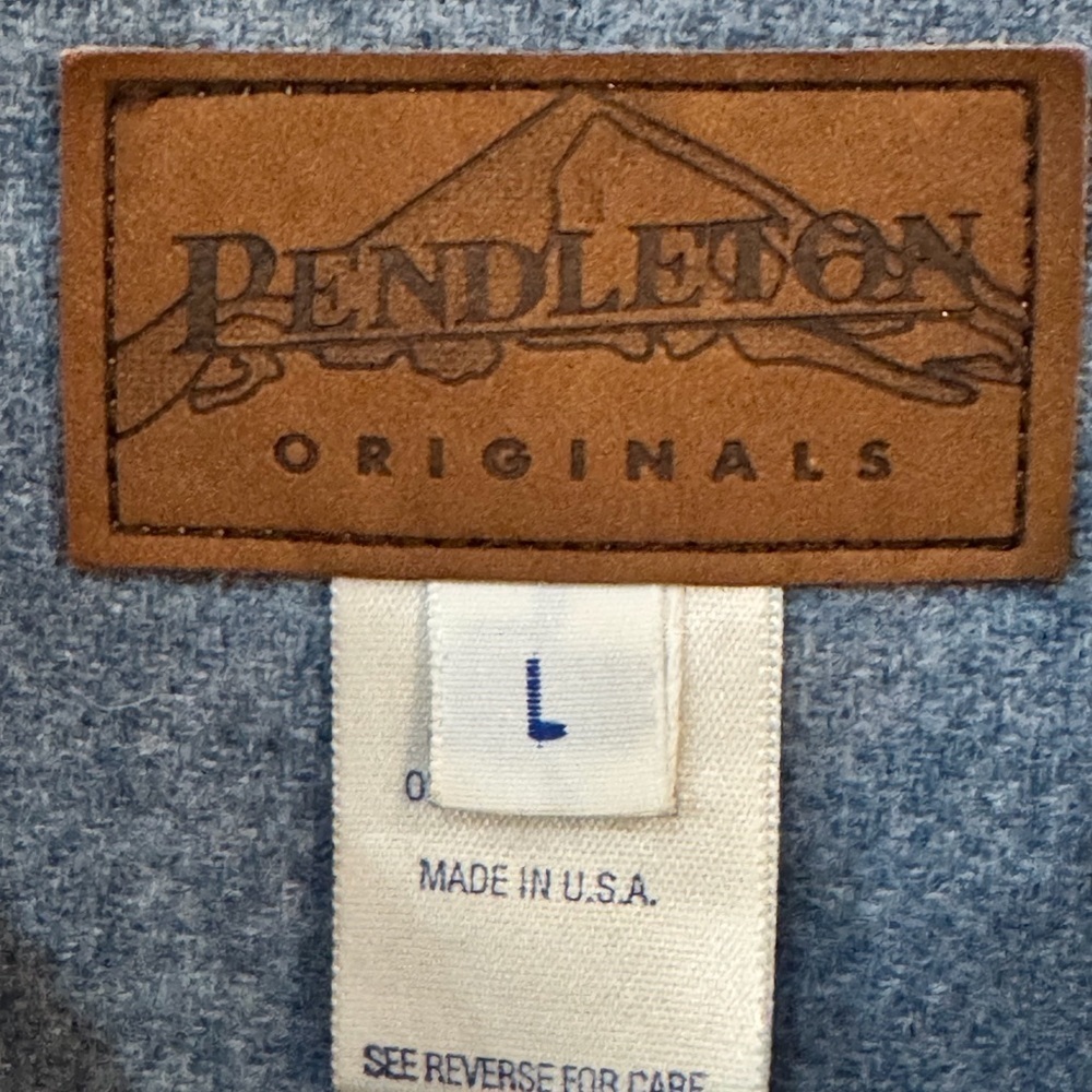 Women’s Vintage Pendleton 100% Wool Plaid Jacket Large - Picture 4 of 6